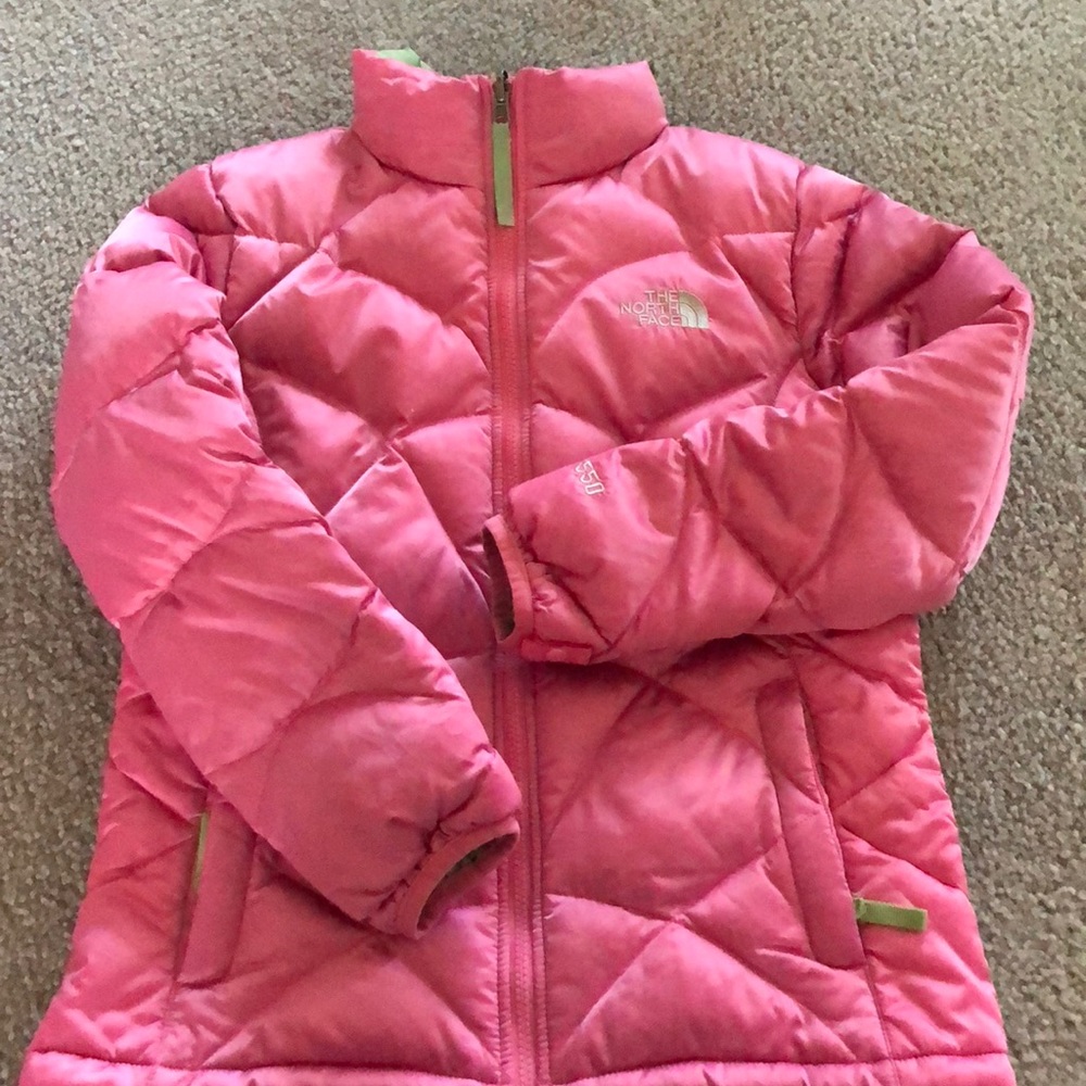 THE NORTH FACE Pink Puffer Down Jacket